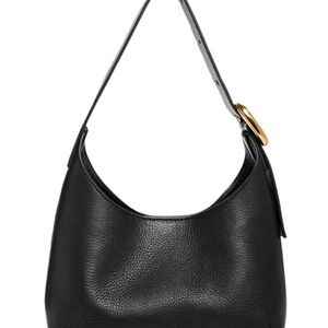 Madewell Puffy Buckle Shoulder Bag - Black